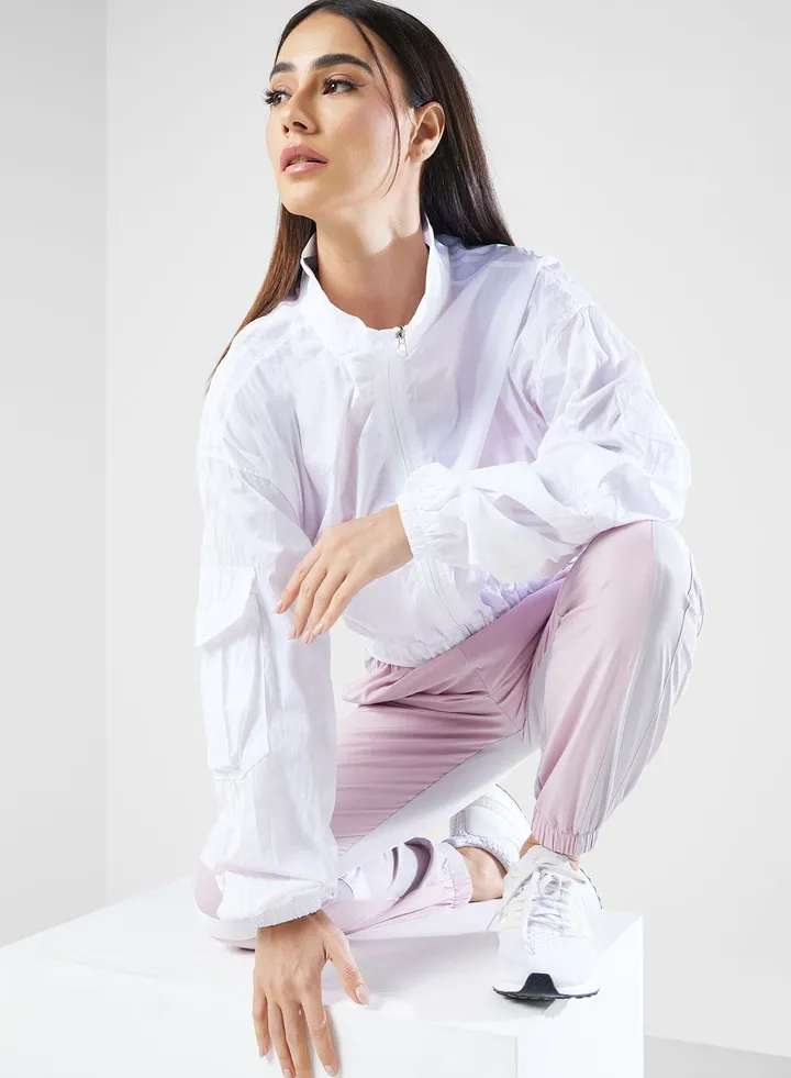 Cropped Pocket Detail Jacket