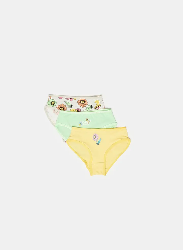 Pack of 3 Girly Brief Panties