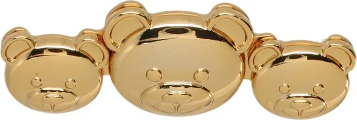 Moschino Teddy Bear Logo-Engraved Brooch