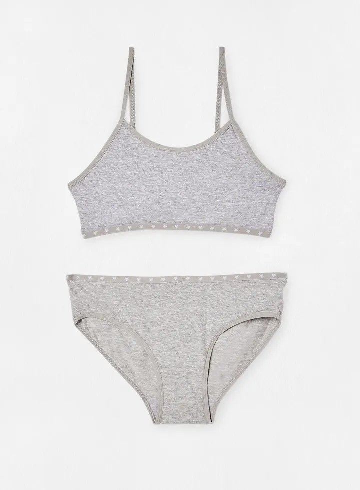Girls Basic Cotton Underwear Set