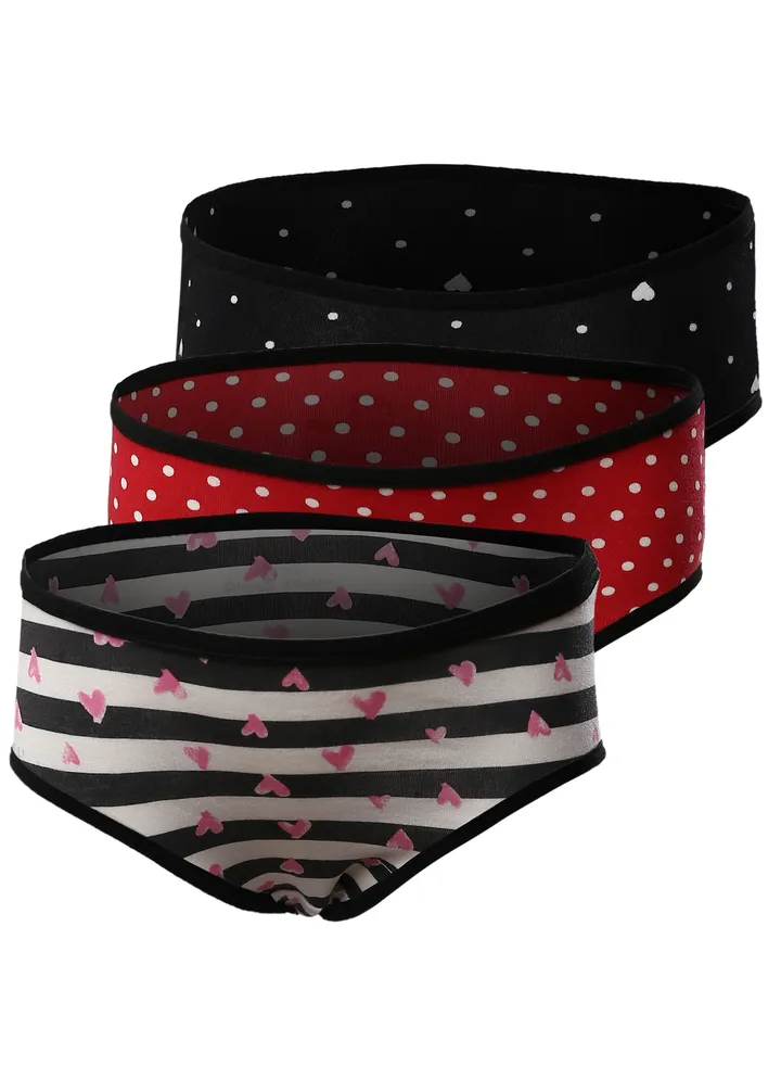 Bundle Of Three Ultra Soft Hipster Panties - For Girls