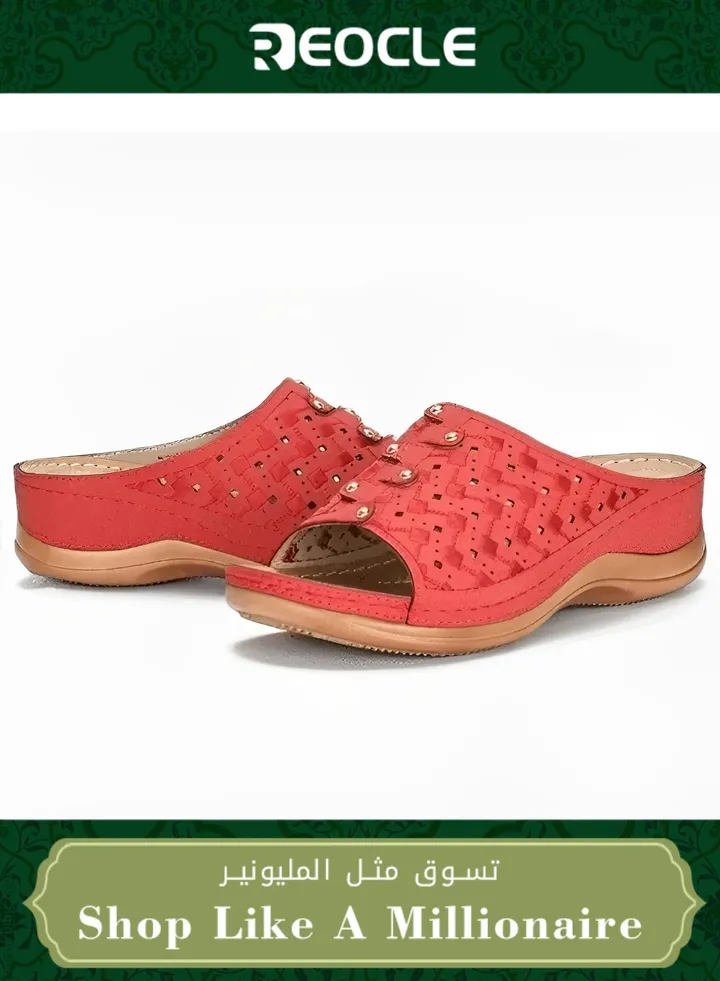 Sandals for Women's Summer Outer Wear Fashionable New Thick-soled Platform Wedge Heels for Women New Fish Mouth Sandals
