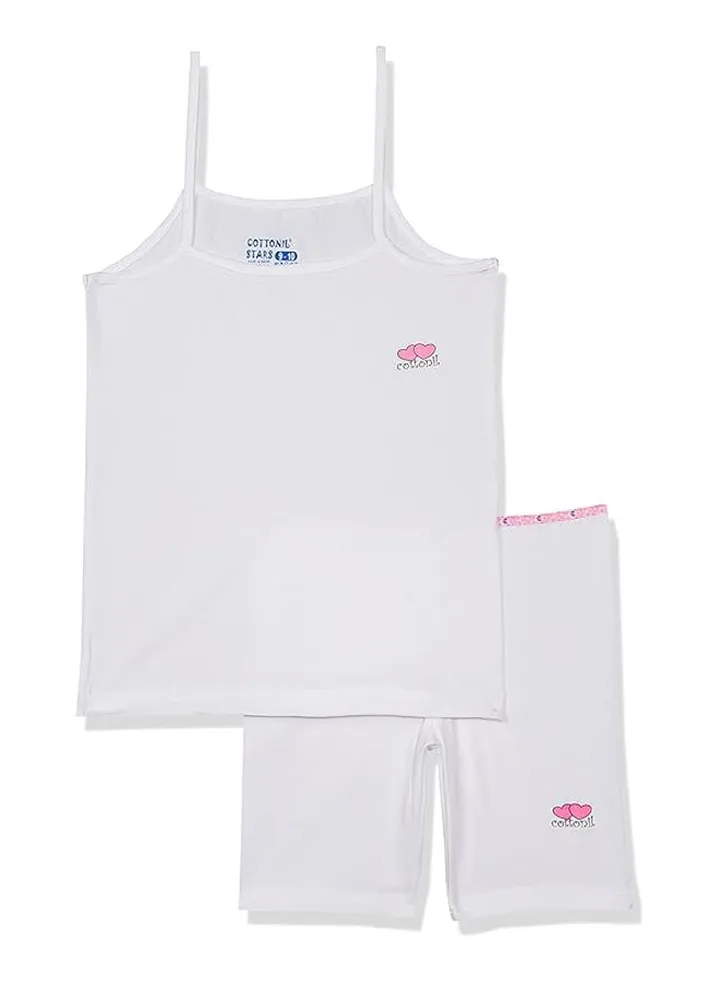 Cottonil Heart Underwear Set For Girls Short