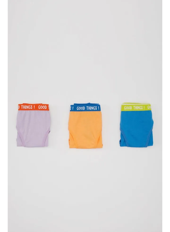 Girl Regular Fit Underwear Slip - 3 Pack