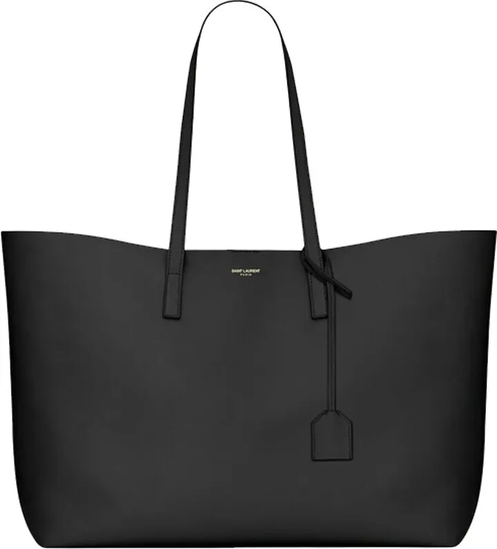 Leather Shopping Tote Bag