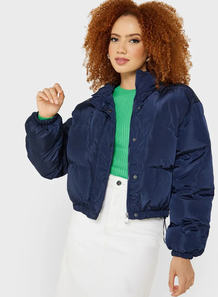 Cropped Padded Jacket