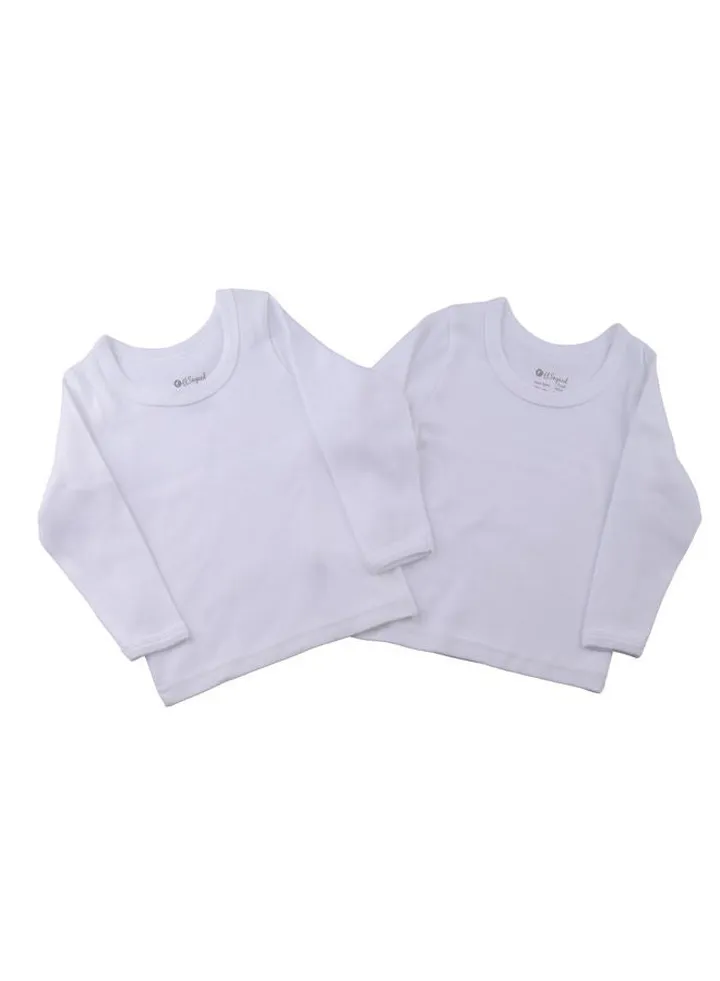 Kids Undershirt long sleeves 2/pack