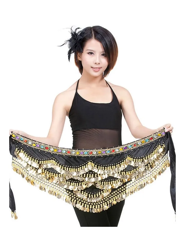Belly Dance Waist Chain Black