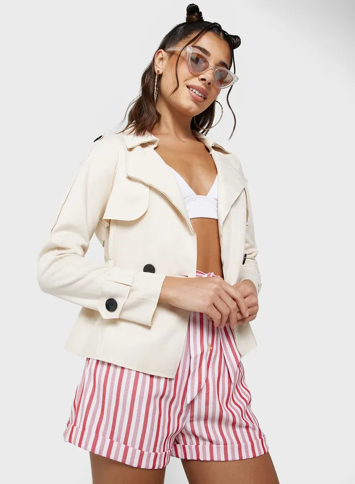 Suede Look Jacket