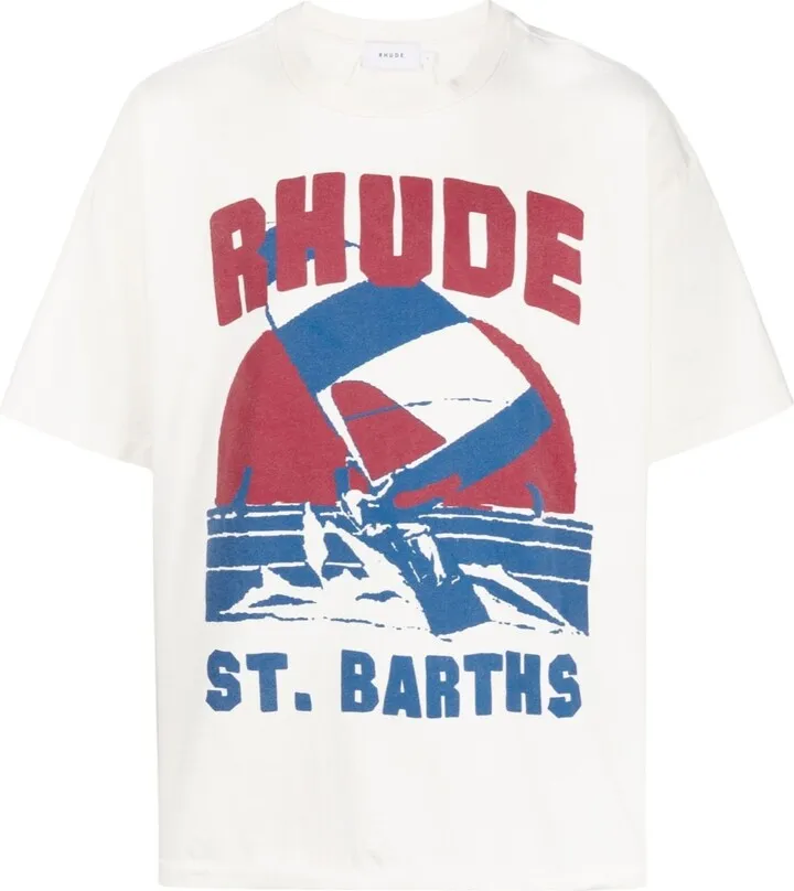 graphic-print cotton T-shirt