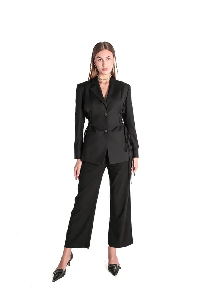 WOVEN BLAZER WITH