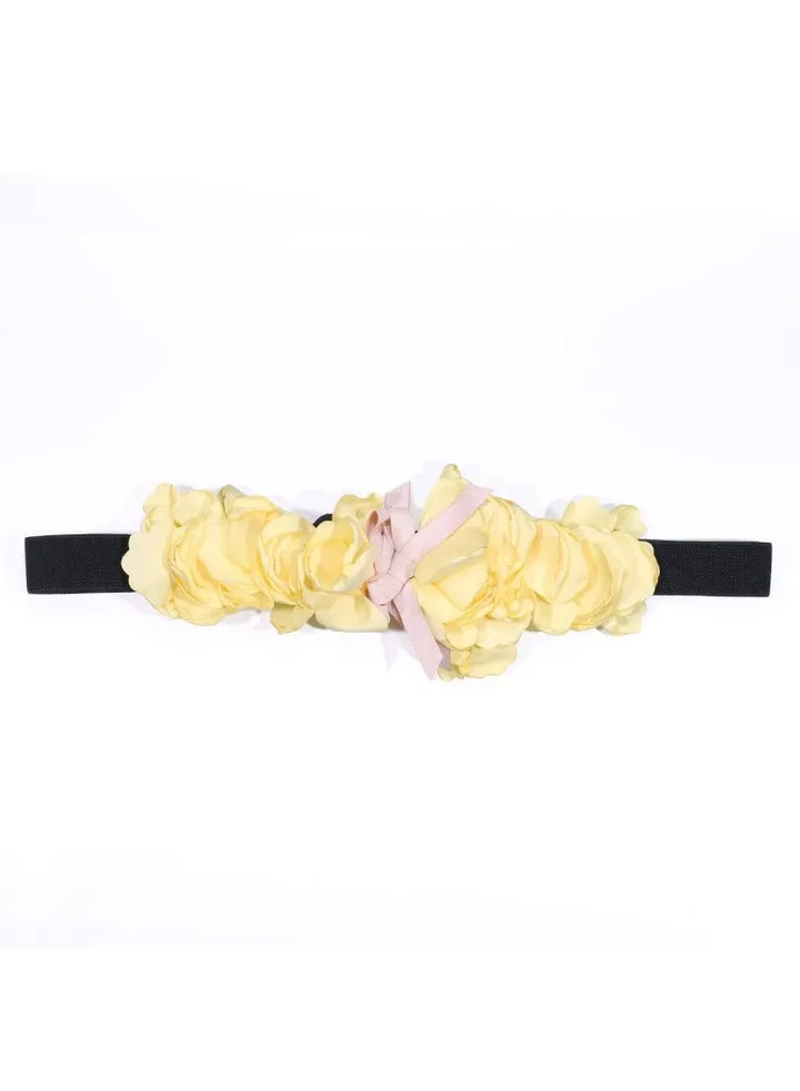 New Corset Elastic Elastic Elastic Womens Dress Decoration Fabric Flower Fashion Belt