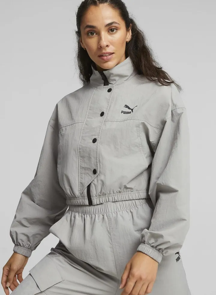 Dare To Cropped Woven Jacket