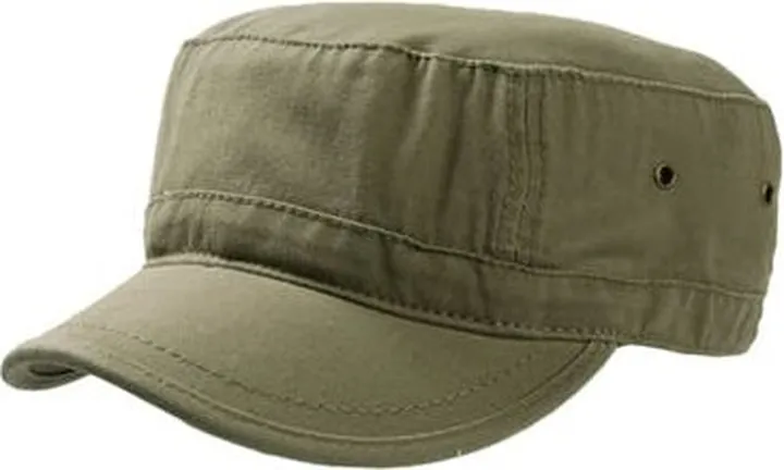 Atlantis Chino Cotton Urban Military Cap - Olive