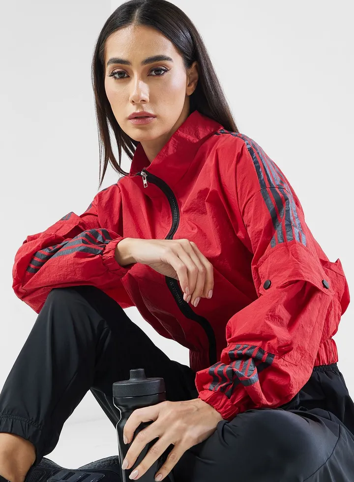 Cropped Pocket Detail Jacket