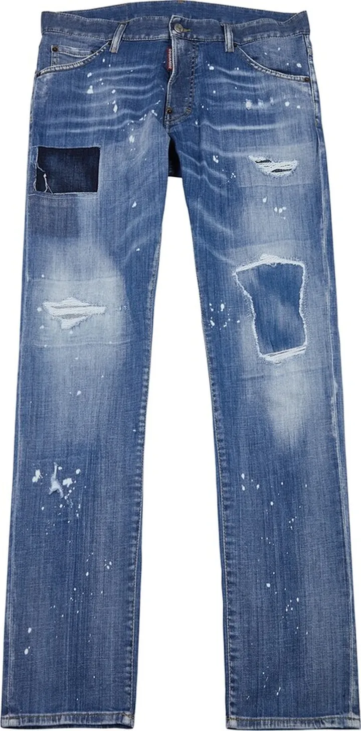 Dsquared2 Cool Guy Distressed Slim-leg Jeans