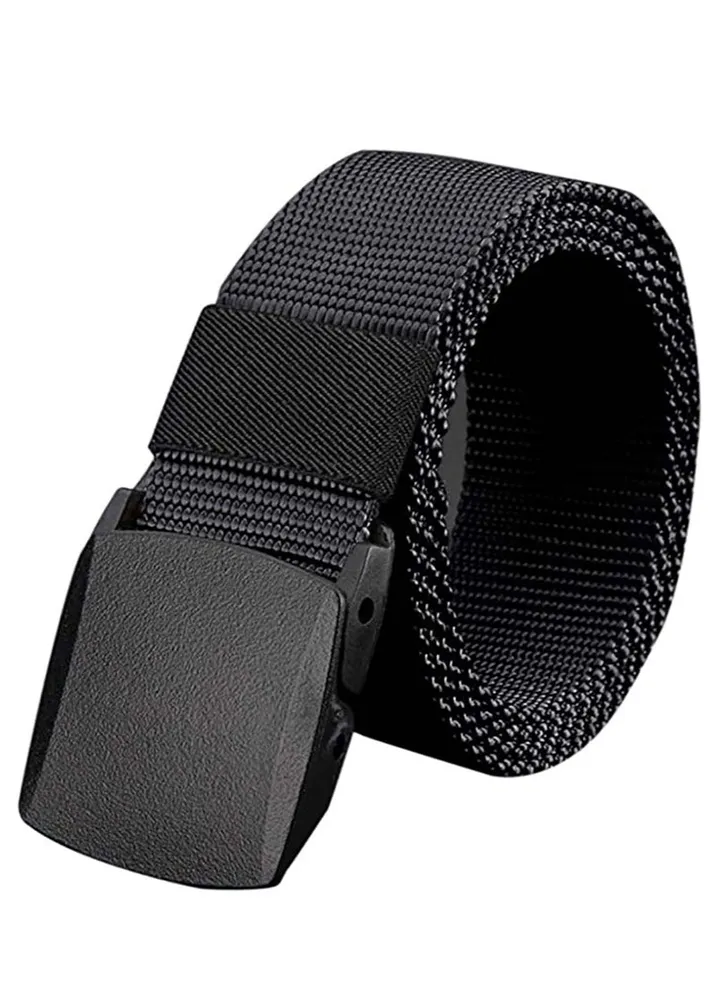 Nylon Stretchable Brown Belt For Men