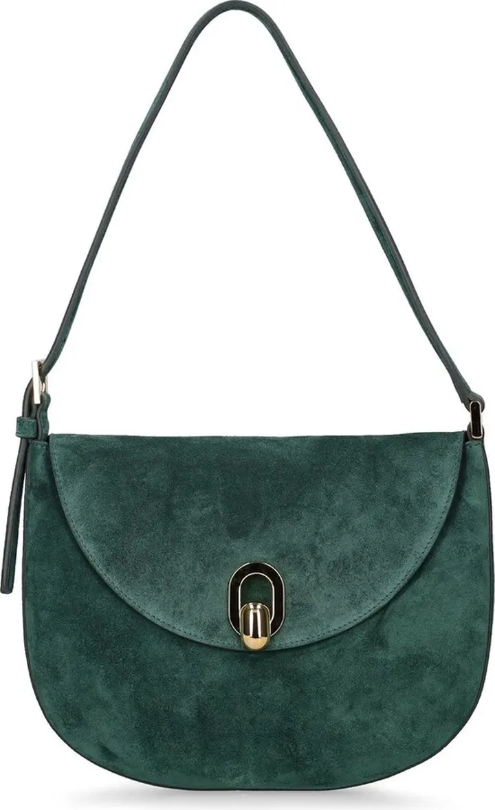 Symmetry Tondo suede hobo bag