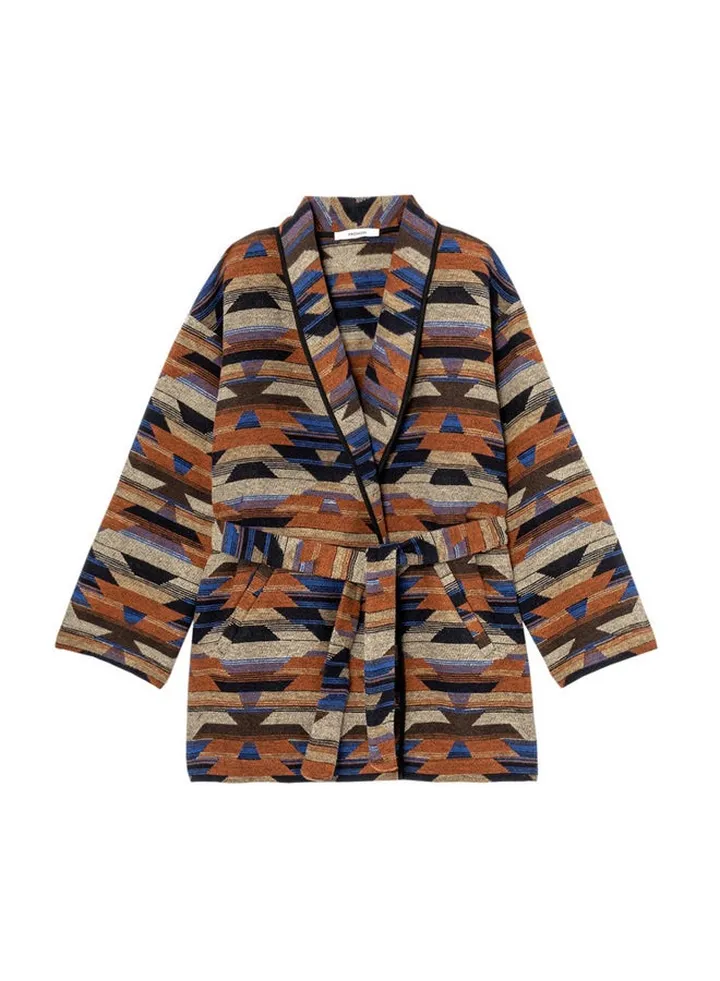 Woven folky jacket