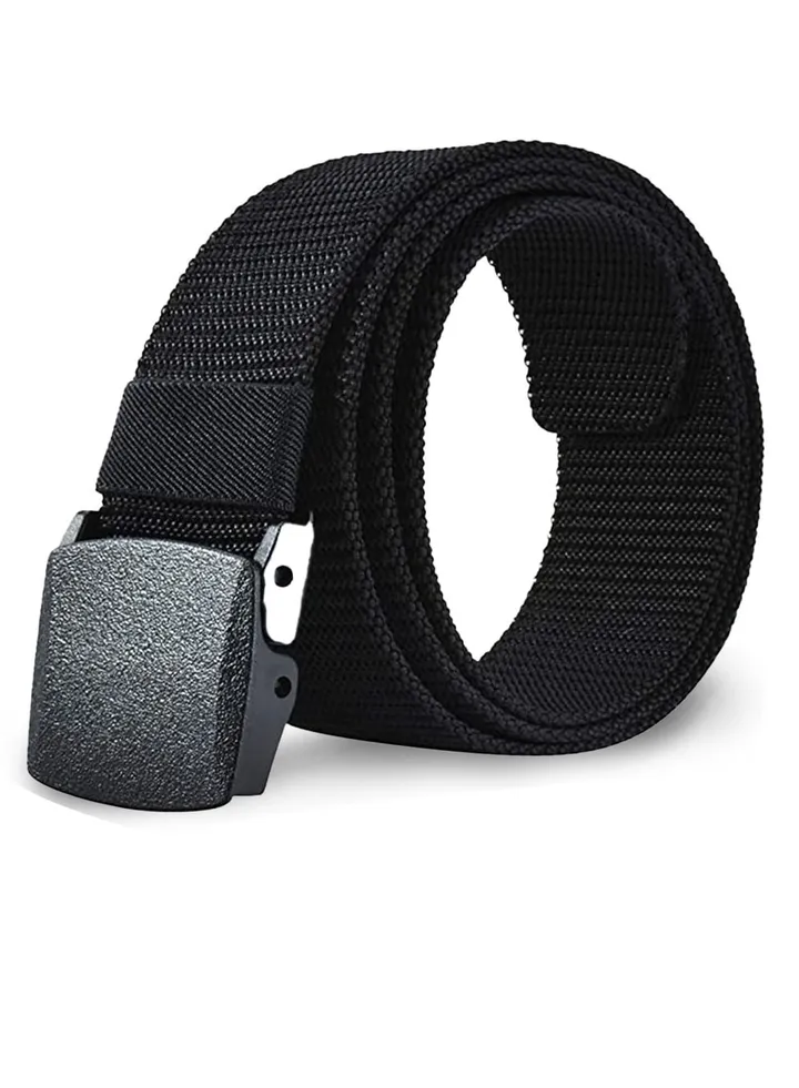 Military Tactical non metal Belt Black