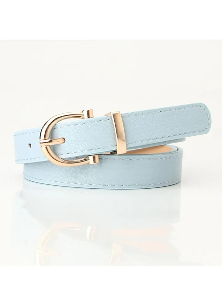 Fashion Student Jeans Accessorize With Skinny Belt Clothing 104cm Blue