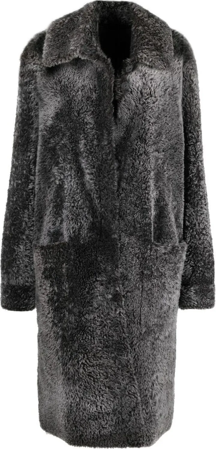 Tara reversible shearling coat