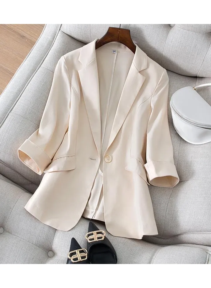 New Blazer Slim fit suit women's top
