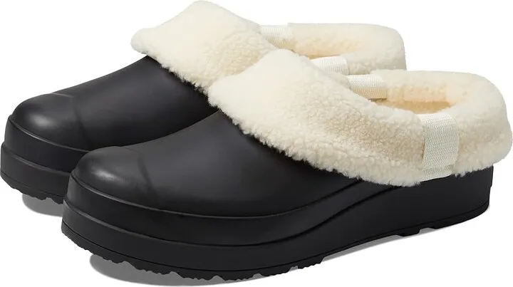 Hunter Play Sherpa Insulated Clog (Black) Women's Clog Shoes