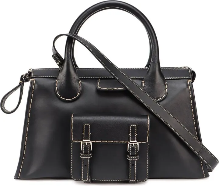 Edith Leather Tote Bag