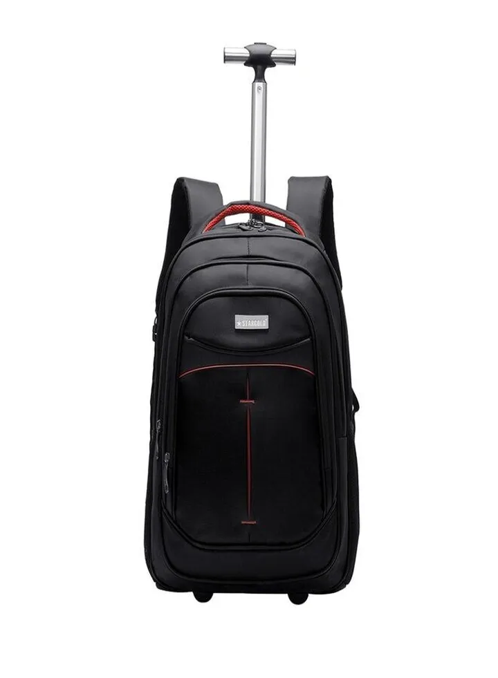 Multipurpose Rolling Trolley Backpack For Laptop, School & Business