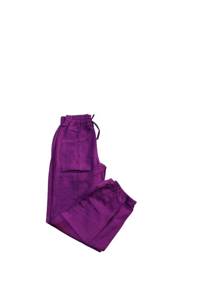Girls' purple trousers