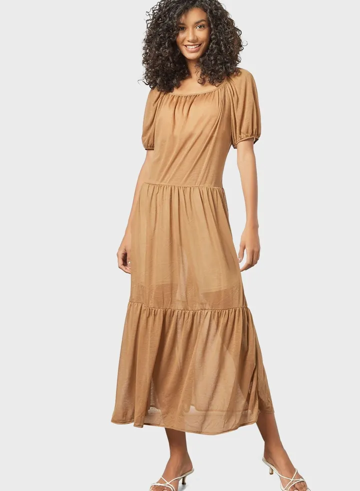 Puff Sleeve Dress