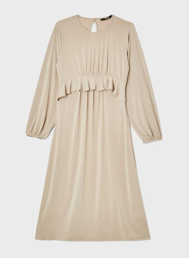 Ruffle Detail Dress