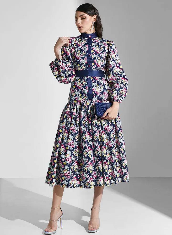 Floral Printed Dress