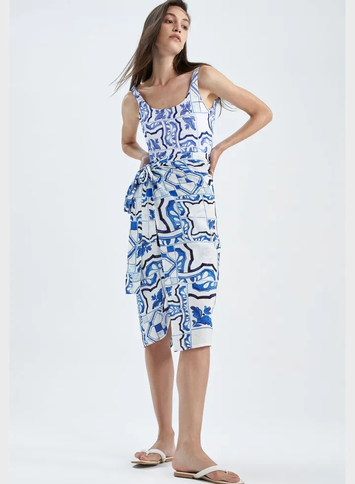 Tie Detail Beachwear Dress