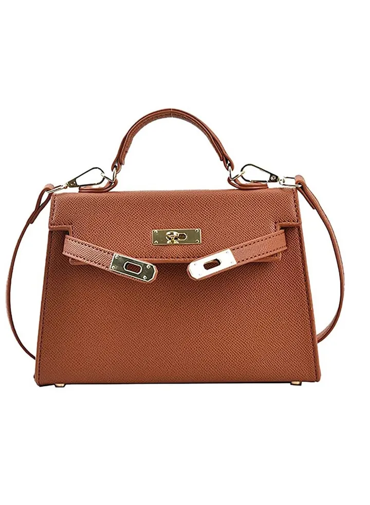 Hxx Women's PU Leather Satchel Handbag Crossbody Handbag Shoulder Bag for Women