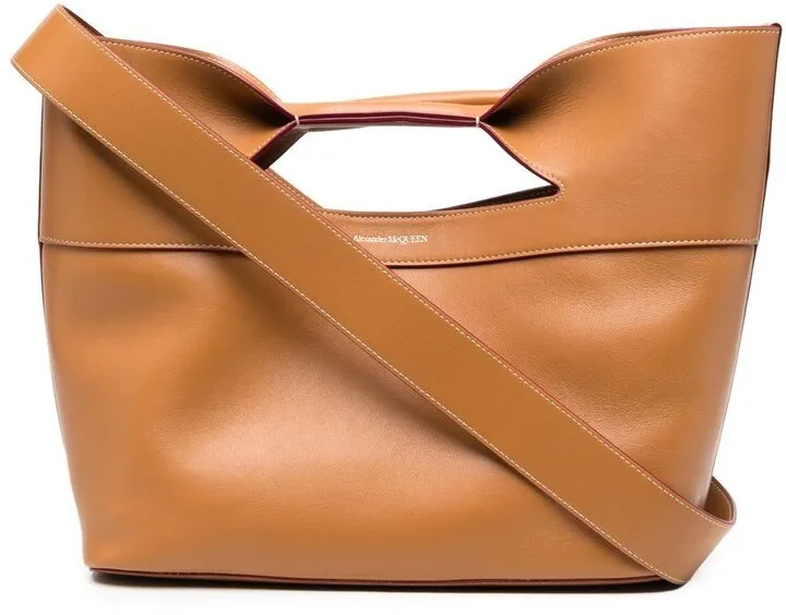 ALEXANDER MCQUEEN- The Bow Small Leather Tote Bag
