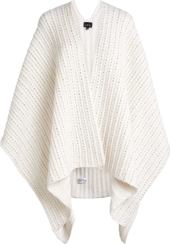 William Sharp Cashmere Crystal-Embellished Cape