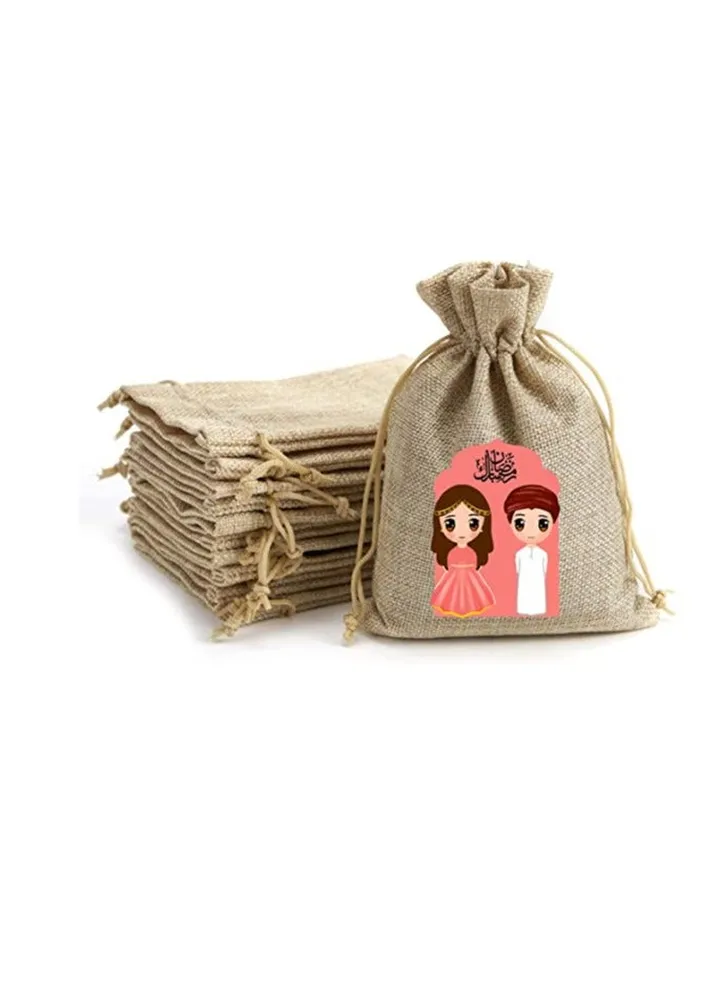 12 pcs of Haq Al Laila Bags as perfect candy goody bags to kids For Haq Al Laila Party Design 4