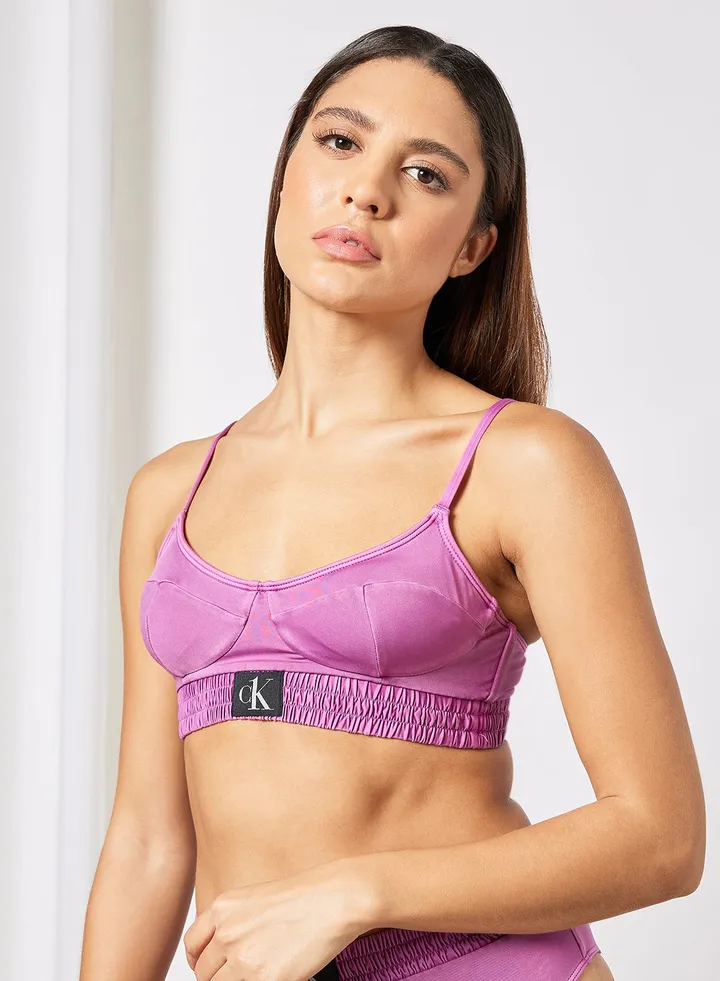 Bralette Bikini Top Purple
