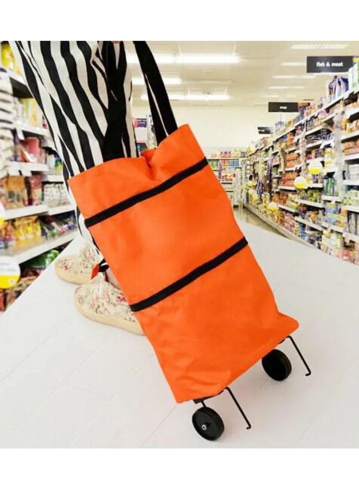New Fashion Folding Wheels Shopping Bag Household Trolley Truck Trailer Retractable Bag Shopping Shopping Shopping Cart Easy Shopping