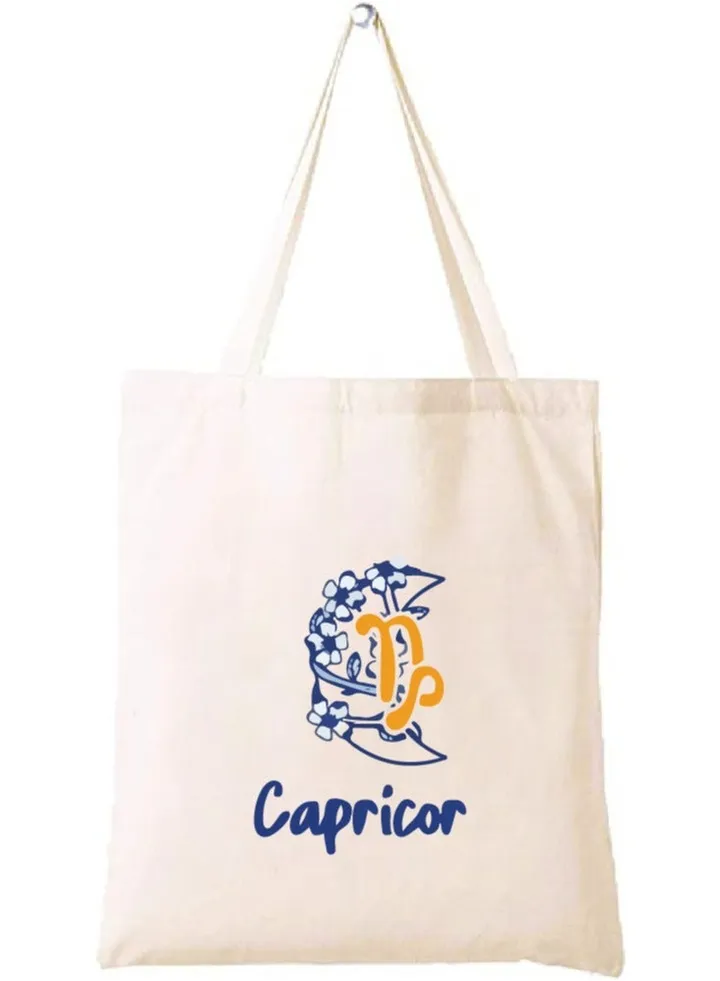 Zodiac Design Eco-Friendly Cotton Bag - Reusable Tote for Astrology Fans - Gift for Astrology Lovers - Perfect for Shopping and Grocery Bags - Tote Bags for Women