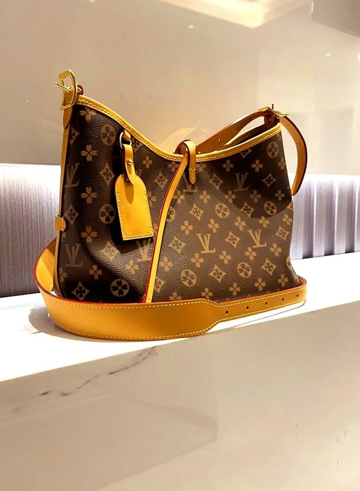 LV bag women's genuine leather presbyopic tote bag shoulder bag