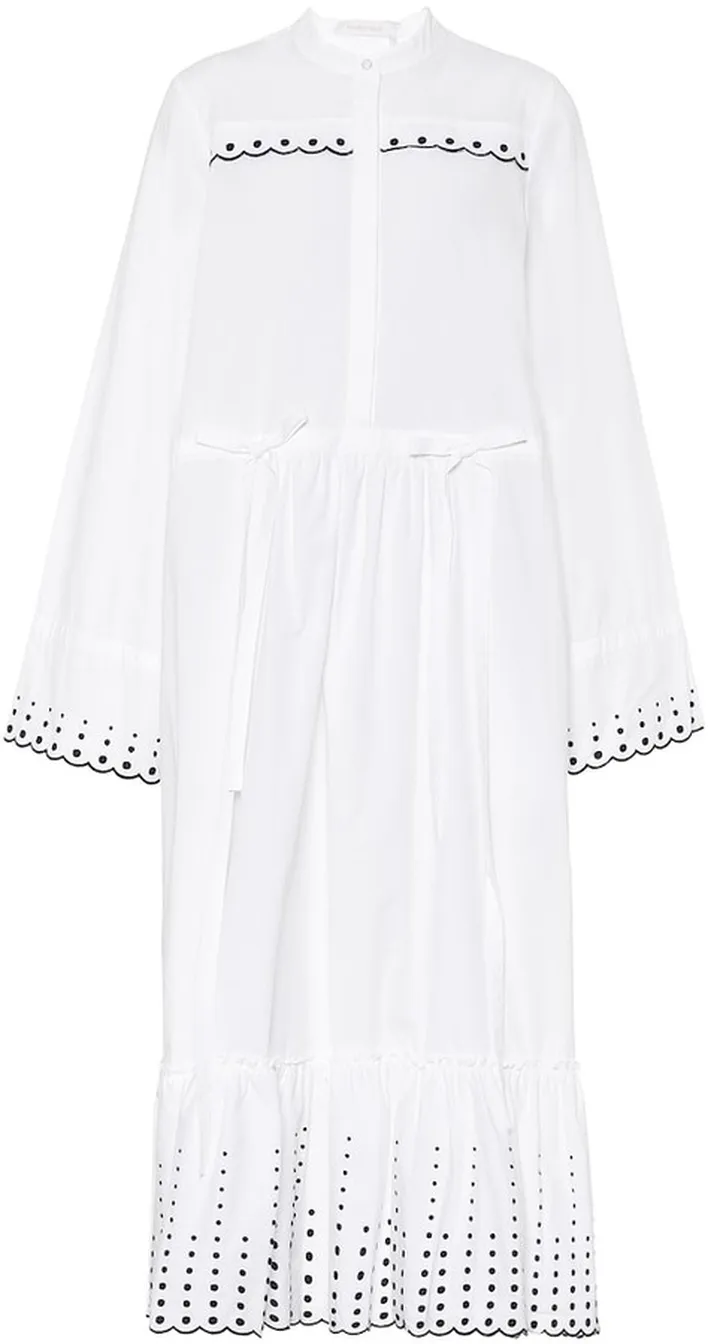 Cotton-twill dress