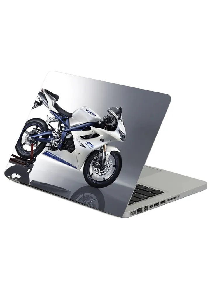 Sportbike Triumph Daytona Printed Laptop Sleeve Multicolor
