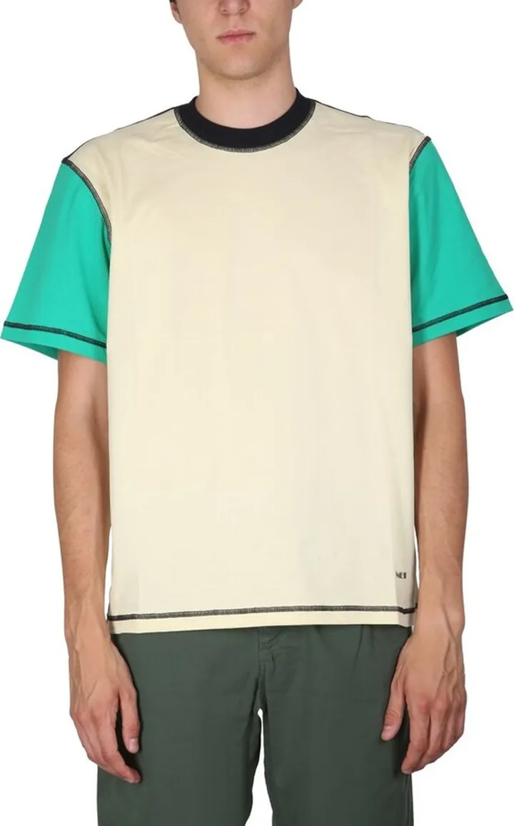 Sunnei Panelled Short-Sleeved T-Shirt