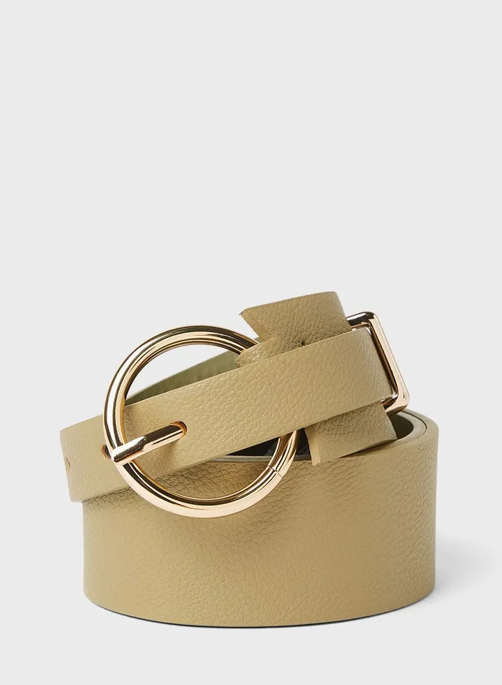 Round Buckle Belt