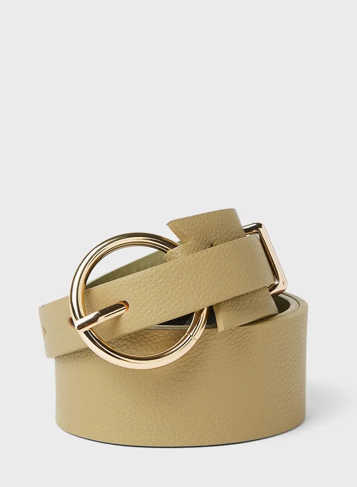 Round Buckle Belt
