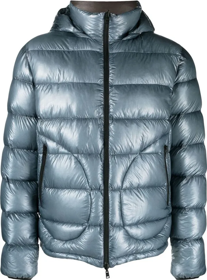 Padded Zipped-Up Bomber Jacket