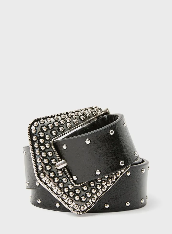 Embossed Buckle Belt